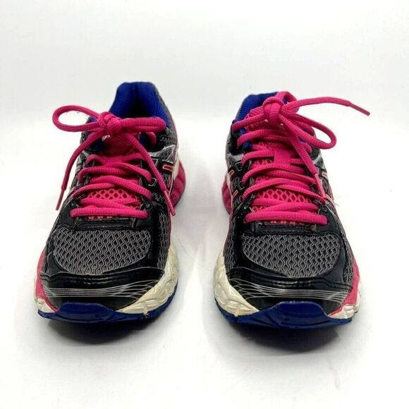Asics Womens Gel Flux 2 Running Shoes Multicolor T568N Low Top Lace Up 6 - Picture 2 of 9